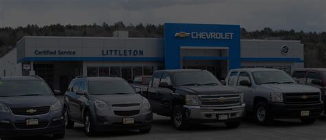Littleton chevrolet - We can help! We understand that sometimes people run into financial difficulty through no fault of their own. Layoffs, divorce, medical emergencies, and other unanticipated events can happen to anyone, and can result in bad credit. We understand that, due to events beyond their control, many Americans have …